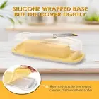 Butter Dish with Lid and Knife Cheese Slicing Holder Ramps Dessert Trays Butter