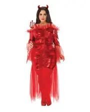 Red Devil Plus Size Costume for Adults