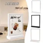 Vertical Wine Catalog Menu Display Stand Acrylic Panel Table Card Sign Holder