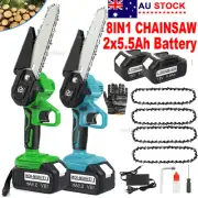 8IN 1Cordless Electric Chainsaw MiniBattery Wood Cutter Saw Chain Saws Makita