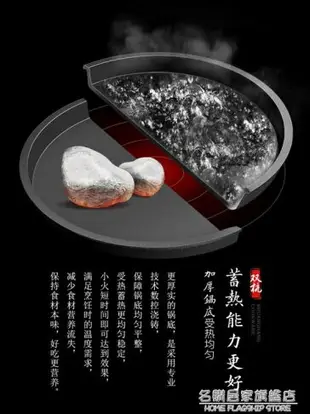 加厚鐵板燒盤烤肉鍋商用西餐煎牛排盤不粘圓形家用鑄鐵烤盤牛扒盤 全館免運