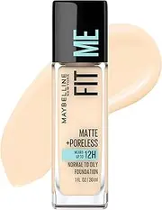 Maybelline New York Fit Me Matte & Poreless Mattifying Liquid Foundation - Porcelain 110