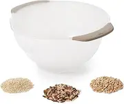 OXO 11166900 Good Grips Rice and Grain Washing Colander White 15.4 x 23.3 x 13.9 cm