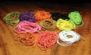 Hareline Pearl Core Braid Dyed Synthetic Fly Tying Material - All Colors & Sizes