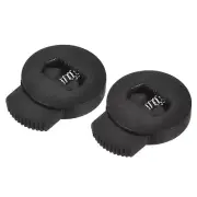 25pcs Plastic Cord Locks(0.43" x 0.24") End Toggle Single Hole Spring Stopper