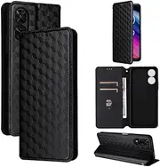 Luxury Solid Color Dustproof Phone Cover Compatible with TCL 50 SE TCL50 4G 5G Phone Shell Magnetic Flip Cover Card Slot Wallet Clip Phone Case (Black,TCL 50 SE 4G)