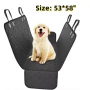 53x58 inch Dog Car Seat Cover, Nonslip Scratchproof Dog Hammock, Pet Seat Cover