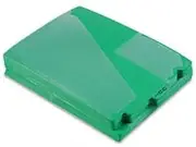 Pendaflex Out Guides, Center "Out" Tab, Vinyl, Letter, Blue, 50/Box