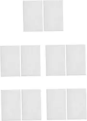 Luxshiny 5sets Jewelry Sponge Pad Insert Soft Insert Mats for Jewelry Boxes Earring Holder Tray Multi-compartment Design for Storage 2pcs*5