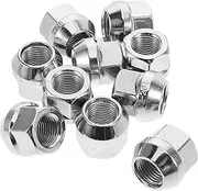 CHILDWEET 10pcs Chrome Locking Lug Nuts Set Replacement Car Wheel Nut Rim Cover for Chrome Wheel Accessories
