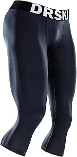 [DRSKIN] Men's Thermal Wintergear Fleece ColdGear Compression Baselayer Long Sleeve Under Top T Shirts