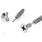 1 Pc Philips Countersunk Screw Tragus Catilage Piercing Surgical Steel Barbell