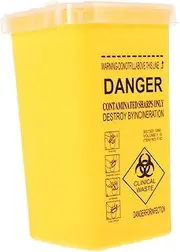 SAFIGLE Container with Lid Safe Disposal Bin for Home Use Compact and Durable Waste Storage Multi Functional Waste Box