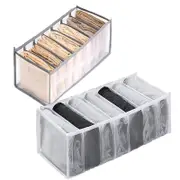 Ozoffer 3x Mesh Storage Bag Clothes Jeans Pants Drawer Organizer Boxes LARGE