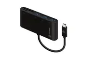 Alogic UC3ACR USB Type-C to Multi Adapter Card Reader for SD/Micro SD & 3 x USB 3.0 Hub