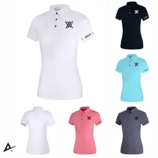 [現貨快速發貨] Anew 女士短袖高爾夫 Polo T 恤 / Baju Golf