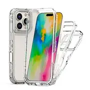 Phone Case For Apple AirTag iPhone 16 Pro Max Plus iPhone 15 14 Pro Max Plus iPhone 13 Pro Max Back Cover Transparent Shockproof TPU Acrylic PC