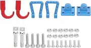 Shackles Portable HIGH Strength Reinforced Metal Clevis Shackle Lifting CAR Trailer Buckle for 1/10 RC (Blue)
