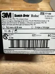 3M Scotch Brite Roloc Deburr & Finish PRO Unitized Wheel