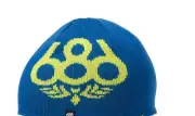 686 Boys Reversible Beanie (Primary Blue) M0WBNE52-PRBL