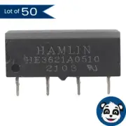 50 Pcs HAMLIN HE3621A0510 Reed Relays SPST-NO, 5VDC, 0.5A - "NEW"