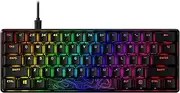 HyperX Alloy Origins 60 - Mechanical Gaming Keyboard - Ultra Compact 60 percent Form Factor – HyperX Red Switch (Linear) - Double shot PBT keycaps - RGB LED Backlit - Side Printed Secondary Functions - NGENUITY Software Compatible
