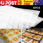 6xDehydrator Sheets Silicone Reusable Fine Mesh for Fruit Dehydrator Tray Liner