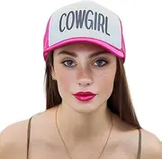 [Funky Junque] Trucker Hats Women Men Girls Baseball Cap Bachelorette Party Attire Foam Mesh Snapback Weekend Retro Funny
