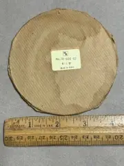 VINTAGE HR FLAT ROUND 4 1/8" MANTLE CLOCK GLASS FACE NO. 70-604-02 JAPAN NOS