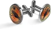 [Generic] Men's Cufflinks, Vintage Fortune Teller Hand Cuff Links for Men, Classic Cufflinks Black for Suit Shirt Wedding Business Birthday Jewelry Gift