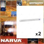 2 x Narva 12/24V LED Interior Strip Light Strip Lamp with Touch Switch -300x27mm