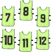 [WHAMVOX] Child Vest for Team Practice 6pcs Jersey Bibs Breathable Polyester Boys and Girls Training Vest Performance Enhancing Design