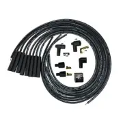 Moroso 73232 Spark Plug Wire Set Blue Core 8 mm Black Straight Plug Boots NEW
