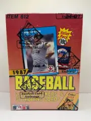1987 Fleer Baseball Hobby Box BBCE Sealed
