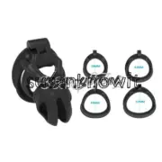 Mamba Male Chastity Device Double-Arc Cuff Snake Chastity Cage Ring Belt