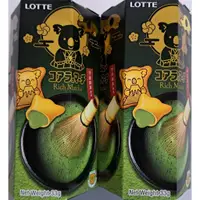 在飛比找蝦皮購物優惠-現貨 LOTTE 樂天 小熊餅 發酵奶油風味 48g 宇治抹