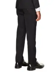 Boys Kids Juniors Toddlers Flat Front Slim Fit Dress Pants Trousers Slacks