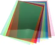TEHAUX Translucent Light Gels Light Gel Filter Sheets for Stage Design and Lighting Effects