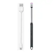 USB Lighter BBQ Windproof Kitchen Candle Rechargeable Plasma ARC Flameless