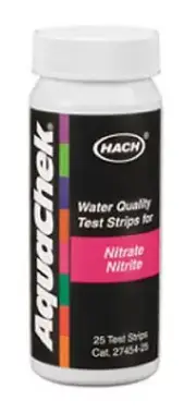 AquaChek Pink 641426 Nitrate Nitrite Nitrates Pool Spa Test Strips 25 per Bottle