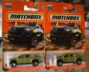 Matchbox 2018 TOYOTA HILUX PICKUP 40/100 LOT OF 2 NEW