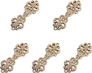 Hellery 5x Cloak Clasp Fasteners Buckle for Shirt Outfit Cheongsam Pants