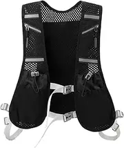 Hydration Running Vest - Easily Adjustable Trail Pack with Water Backpack, Soft Piston Pockets, Reflective Safety Design, Sports for Men and Women, Mobile Phone Holder, Cycling, Hiking, Ber