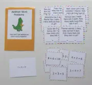 Education Math Center Learning Resource Game First Grade Addition Word Problems