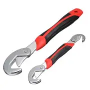 Universal Key Pipe Wrench 8-22 / 22-32mm Open End Spanner Set Plumber Hand Tool
