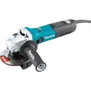 Makita Angle Grinders 5" Power Tool Cushioned Grip Side Handle 8.2-ft Corded