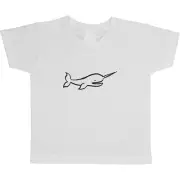 'Narwhal' Children's / Kid's Cotton T-Shirts (TS020088)