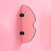 Wall Mounted Children's Urinal Privacy Screen, Urinal Partition Urinal Baffle, Public Toilet Urinal Partition Board, Suitable for Kindergartens, Schools, Shopping Malls(Pink,2Pcs)