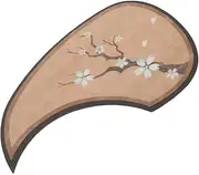 Kisangel Acoustic Guitar Pickguard Scratch Sticker Durable Teardrop Design for Acoustic Instruments Comprehensive Protection with Elegant Cherry Blossom Grain Finish