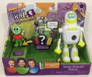 Hoby Kids Action Figures Soda Shooting Robot Pocket Watch Hobby Kids NEW